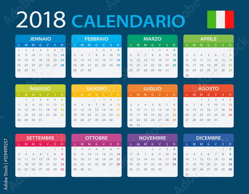 Calendar 2018 - Italian Version