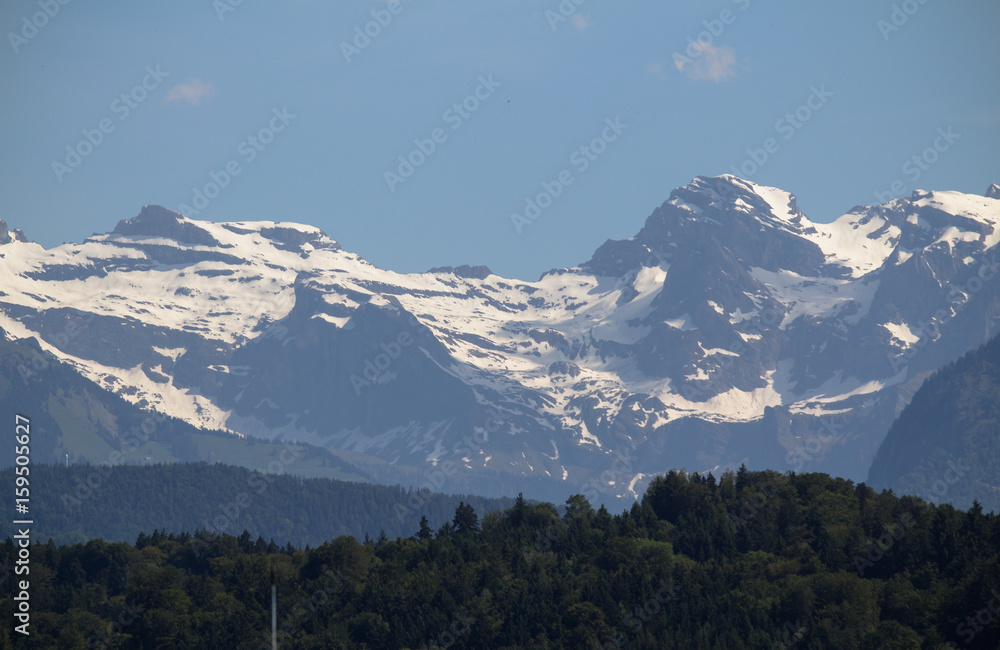 Fototapeta premium Mountains in snow