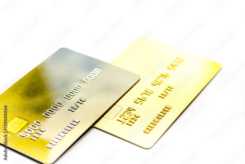 credit cards for business payments on white office desk background close up credit cards for business payments on white office desk background close up