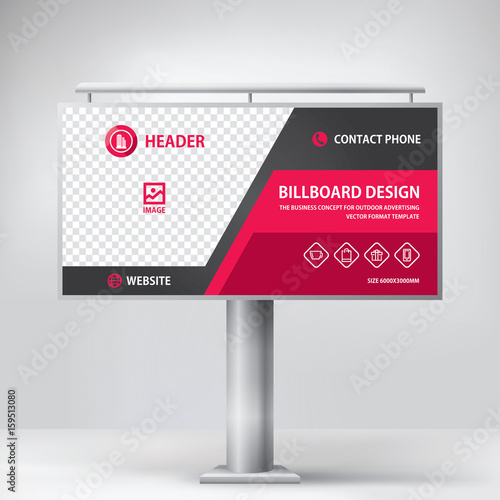 Billboard design vector