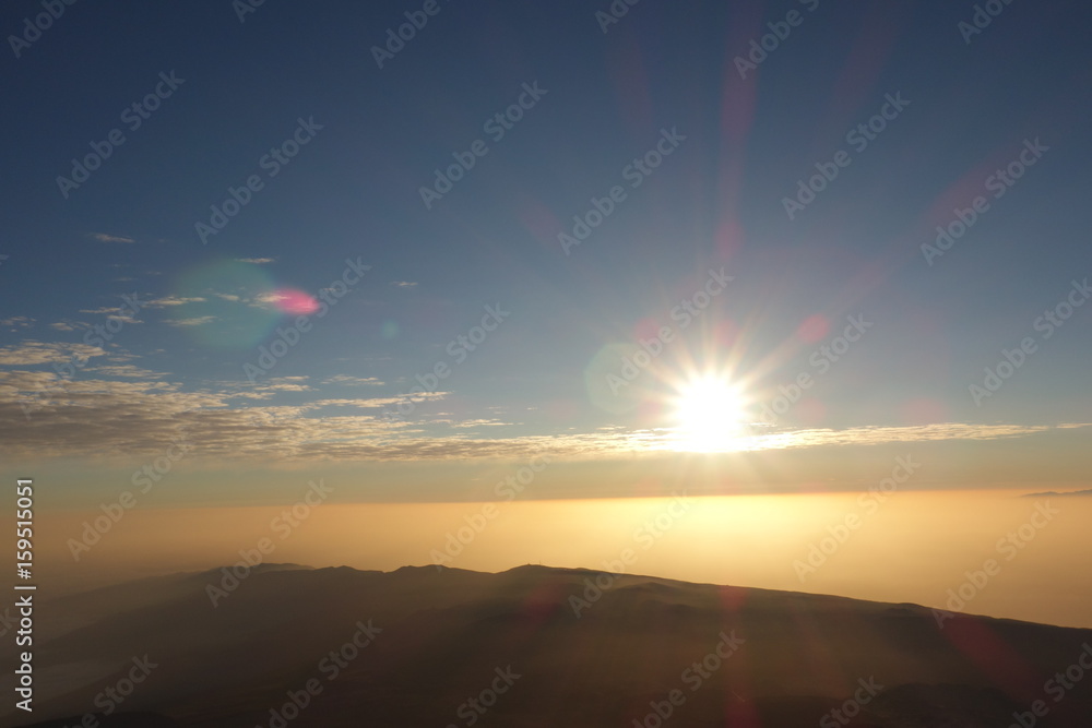 Sunrise over Pico del Teide