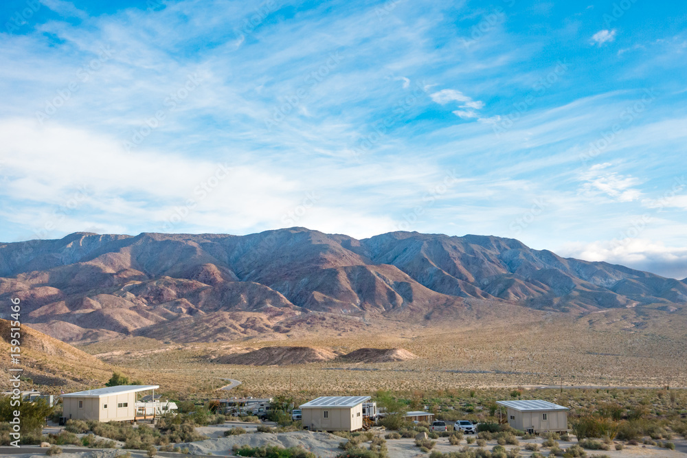 Overlooking the Agua Caliente Campgrounds 