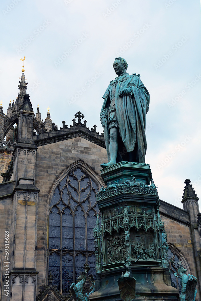 Statue of Walter Francis Montague Douglas Scott, Edinburgh, Scot