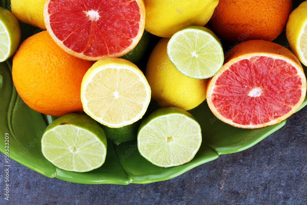 Citrus fruits (orange, lemon, grapefruit, mandarin, lime) Citrus fruits (orange, lemon, grapefruit, mandarin, lime)