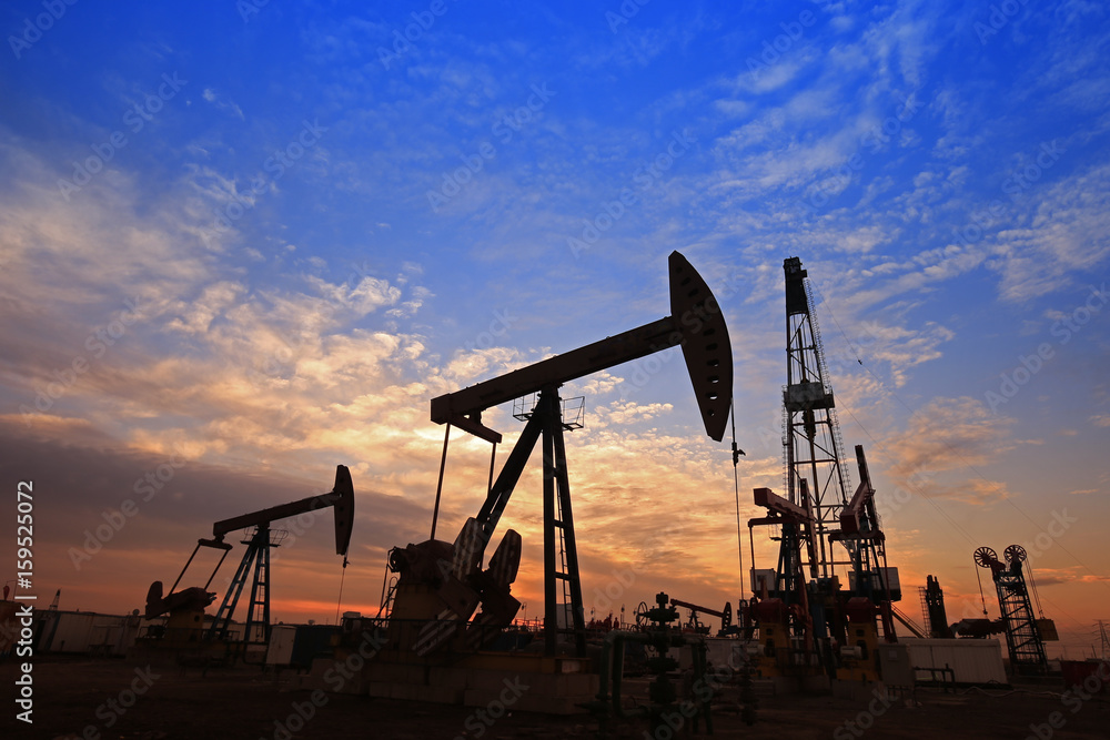 The oil pump, industrial equipment The oil pump, industrial equipment
