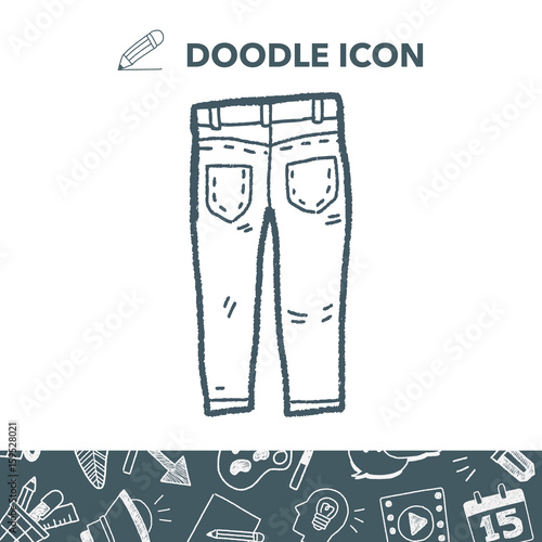 jeans doodle