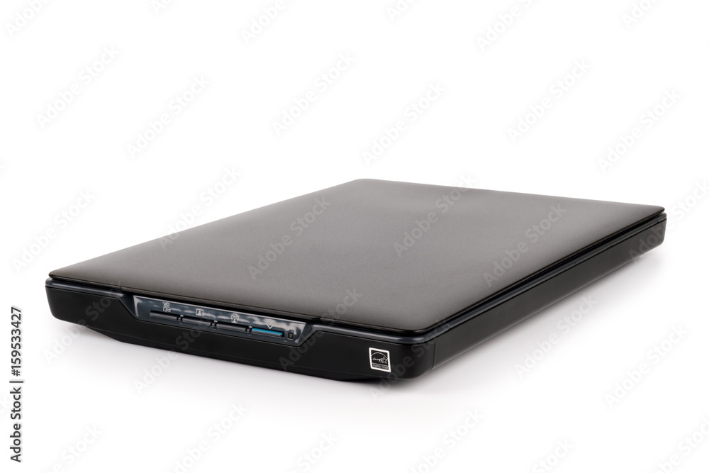 scanner on white background scanner on white background