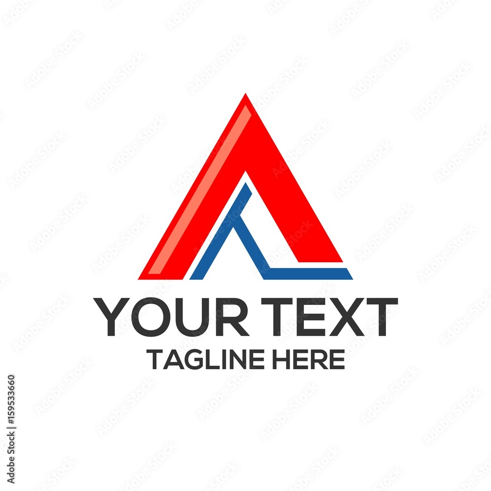 Letter a icon vector logo element Letter a icon vector logo element