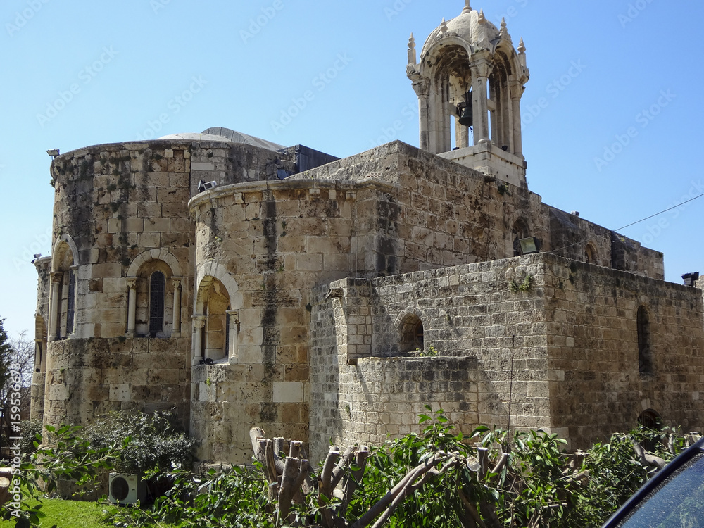 Crusader Cathedral of Saint Jean-Marc, Byblos, Lebanon Crusader Cathedral of Saint Jean-Marc, Byblos, Lebanon