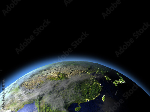 East Asia from space