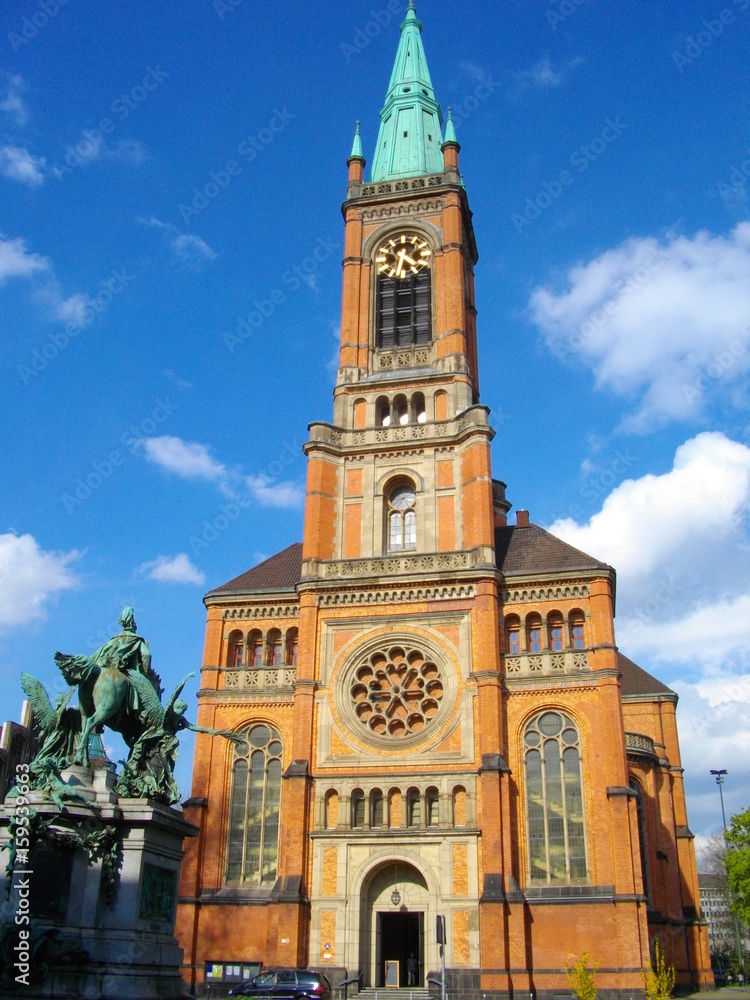 Fototapeta premium デュッセルドルフ ヨハネス教会 ドイツ