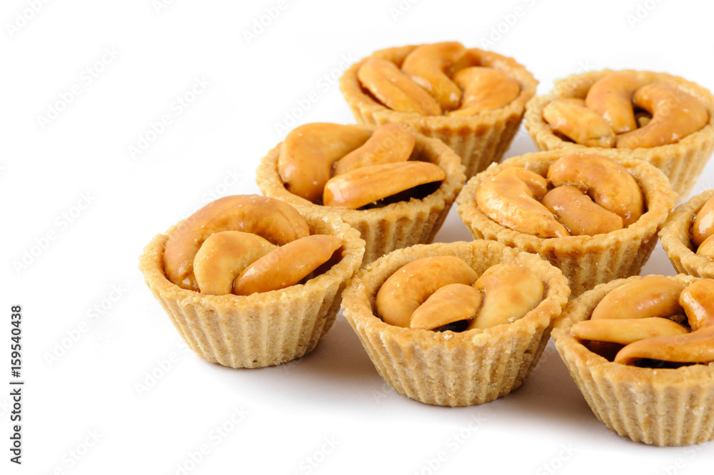 Naklejka premium cashew nut pie