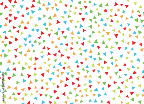 Abstract background with colored triangles