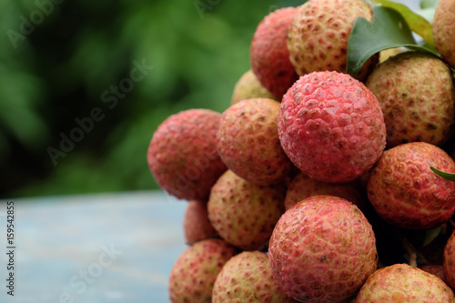 Vietnam fruit  litchi or lychee