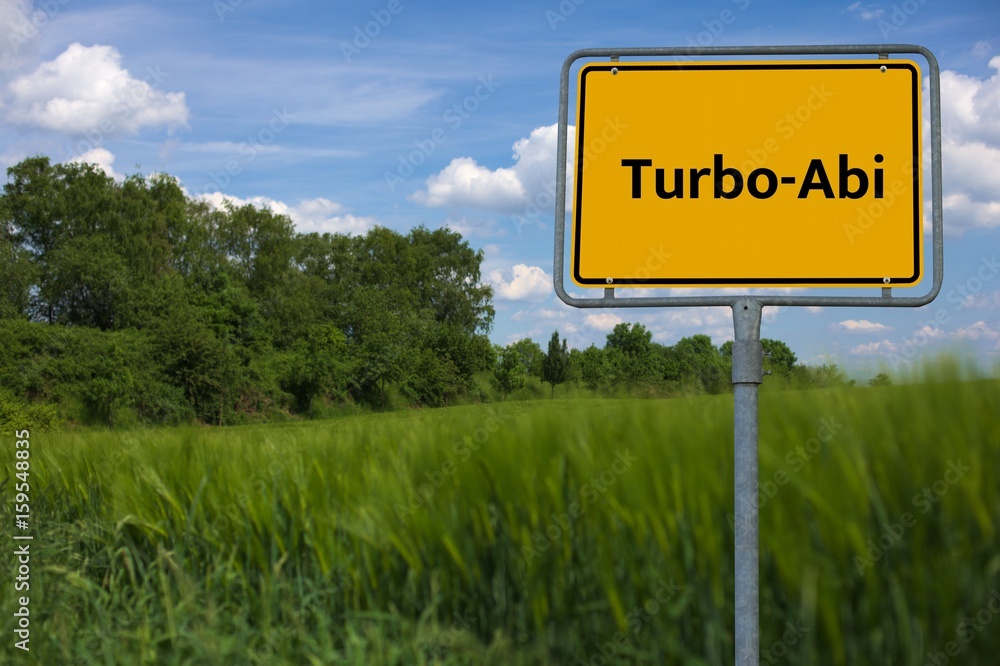 Turbo-Abi - Abi - Bilder mit Wörtern aus dem Bereich Gymnasium G8, Wortwolke, Würfel, Buchstabe, Bild, Illustration