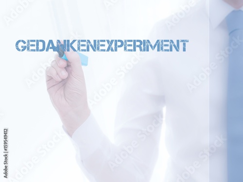 Plakat w ramie Gedankenexperiment