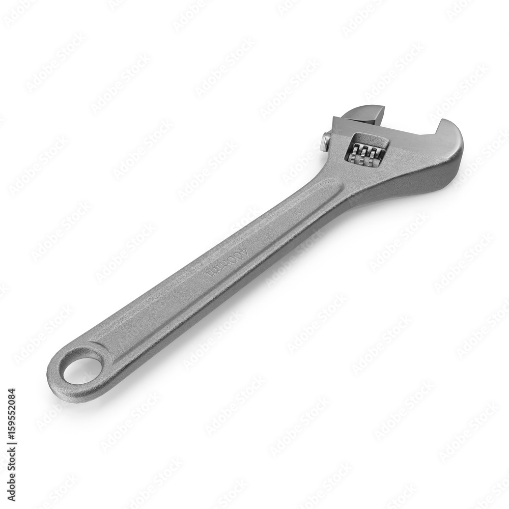 Adjustable Wrench 3d rendering Adjustable Wrench 3d rendering