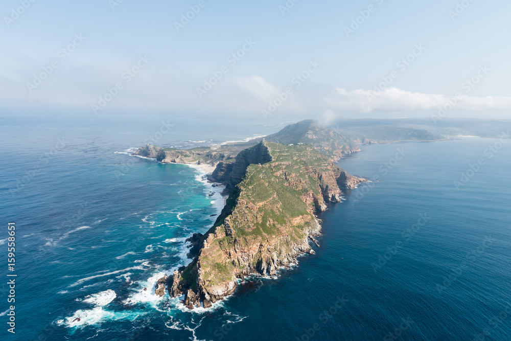 Naklejka premium The famous Cape Point (South Africa)