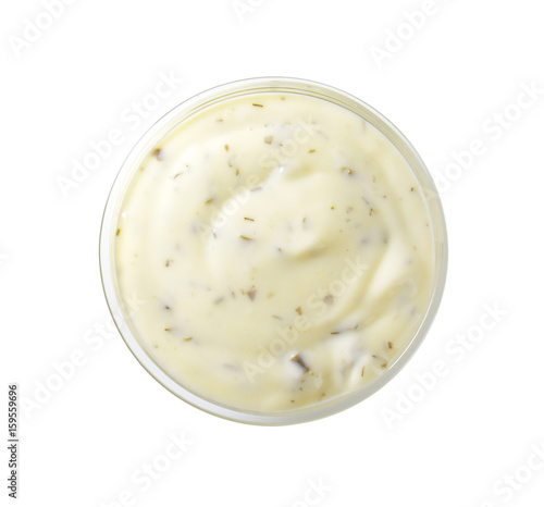 Fototapet creamy salad dressing