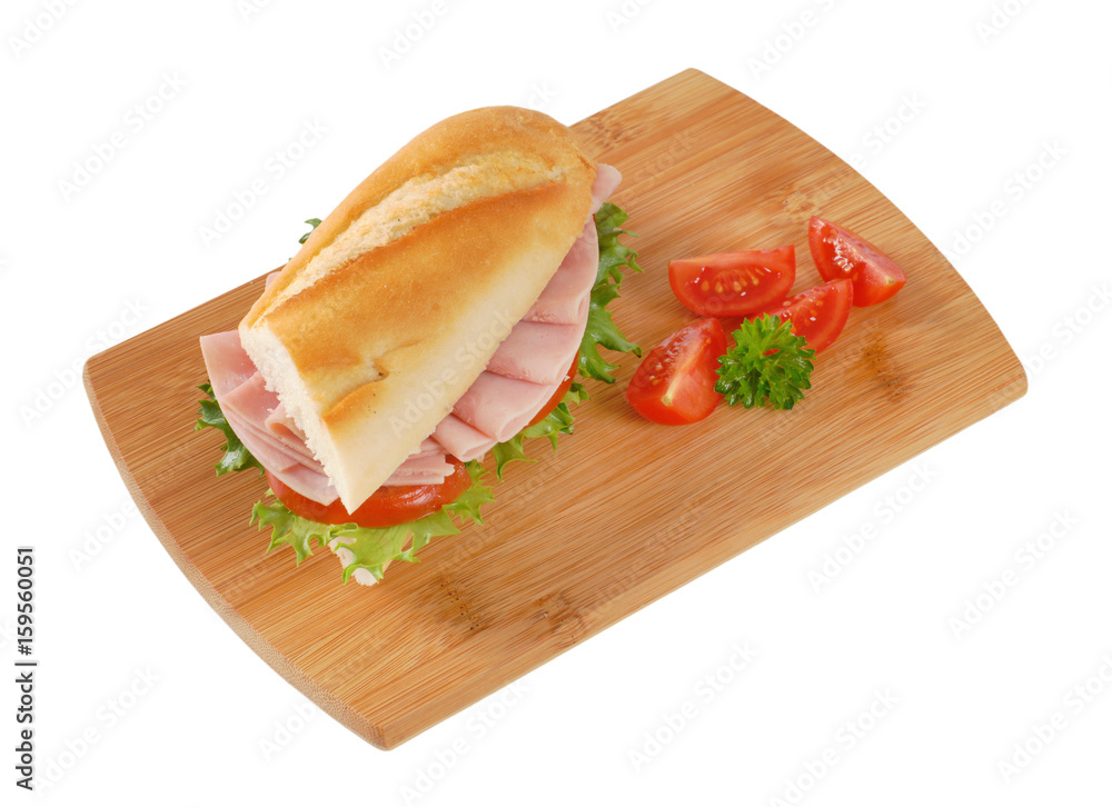 fresh sandwich with ham fresh sandwich with ham