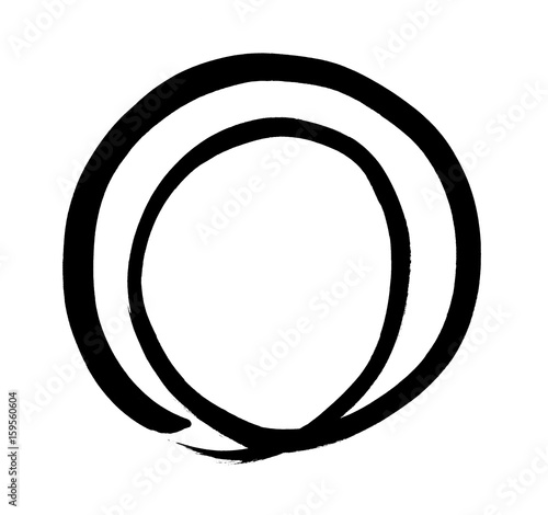 筆文字 イラスト素材 丸 Stock Illustration Adobe Stock