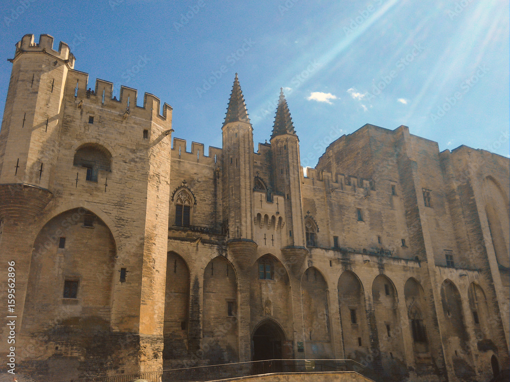 Pope´s palace in Avignon (Palais des Papes)