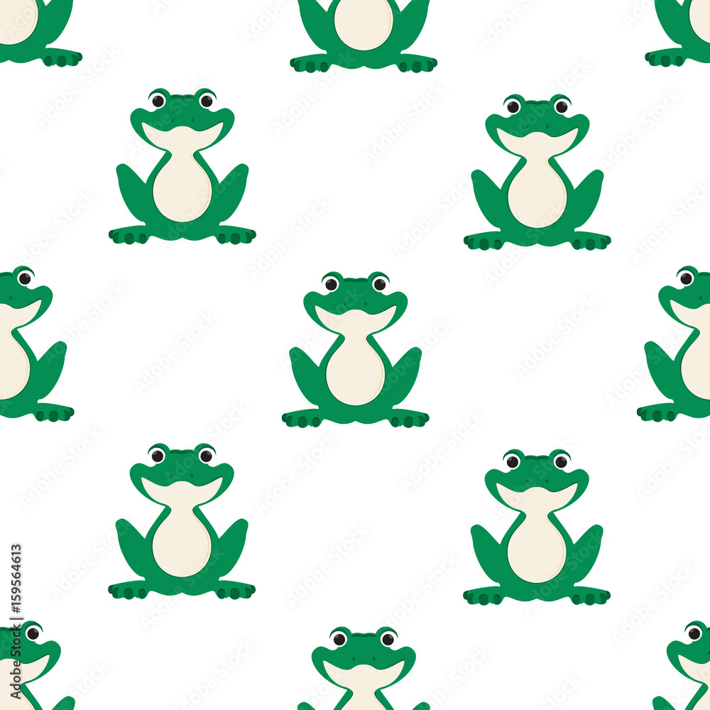 Obraz premium Frog seamless pattern