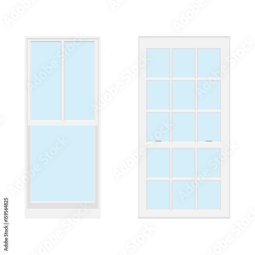 Realistic window vector