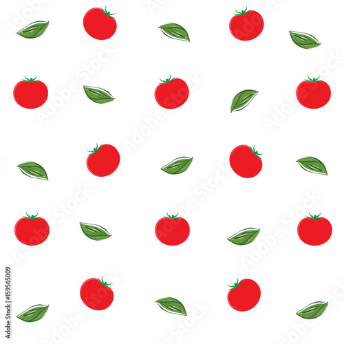 Tomato seamless pattern