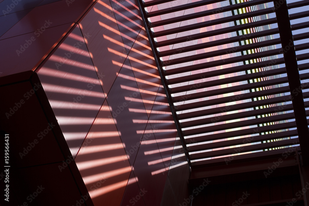 Abstract Colourful Architecture Details