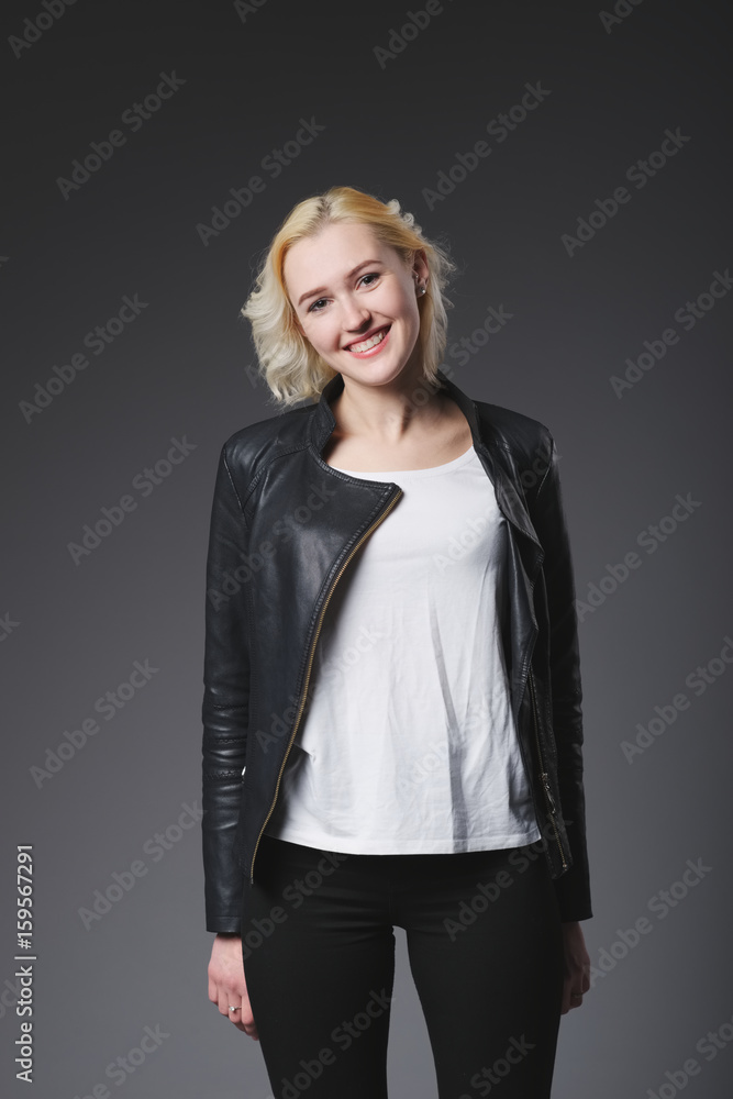 beautiful blonde girl posing in studio beautiful blonde girl posing in studio