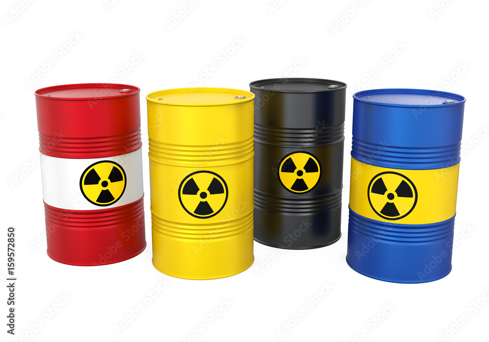 Radioactive Barrels Isolated Radioactive Barrels Isolated