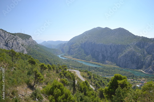 canyon view in Omis