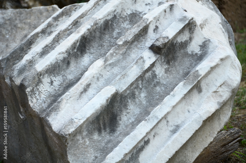 ancient marble column ancient marble column