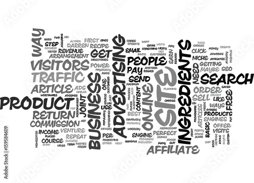 YOUR RECIPE FOR ONLINE SUCCESS TEXT WORD CLOUD CONCEPT