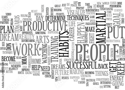 YOUR HABITS WILL DETERMINE YOUR FUTURE TEXT WORD CLOUD CONCEPT