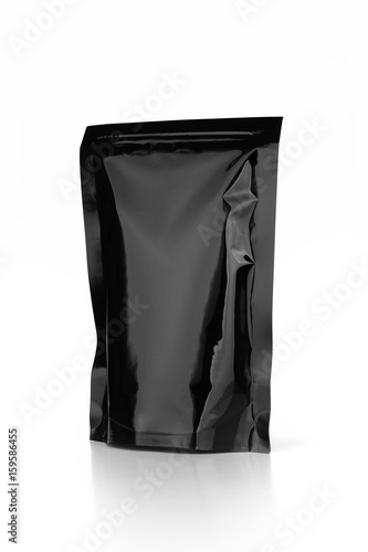 packaging coffee isolated white background