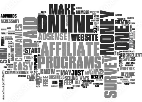 WORK AT HOME TO MAKE EASY MONEY ONLINE TEXT WORD CLOUD CONCEPT