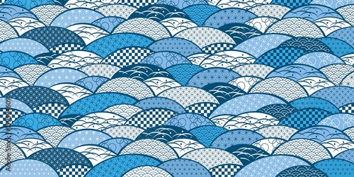 波 海 金 全面 紺