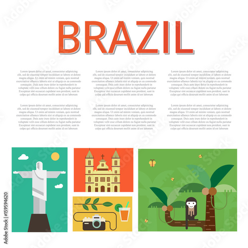 Brazil travel concept