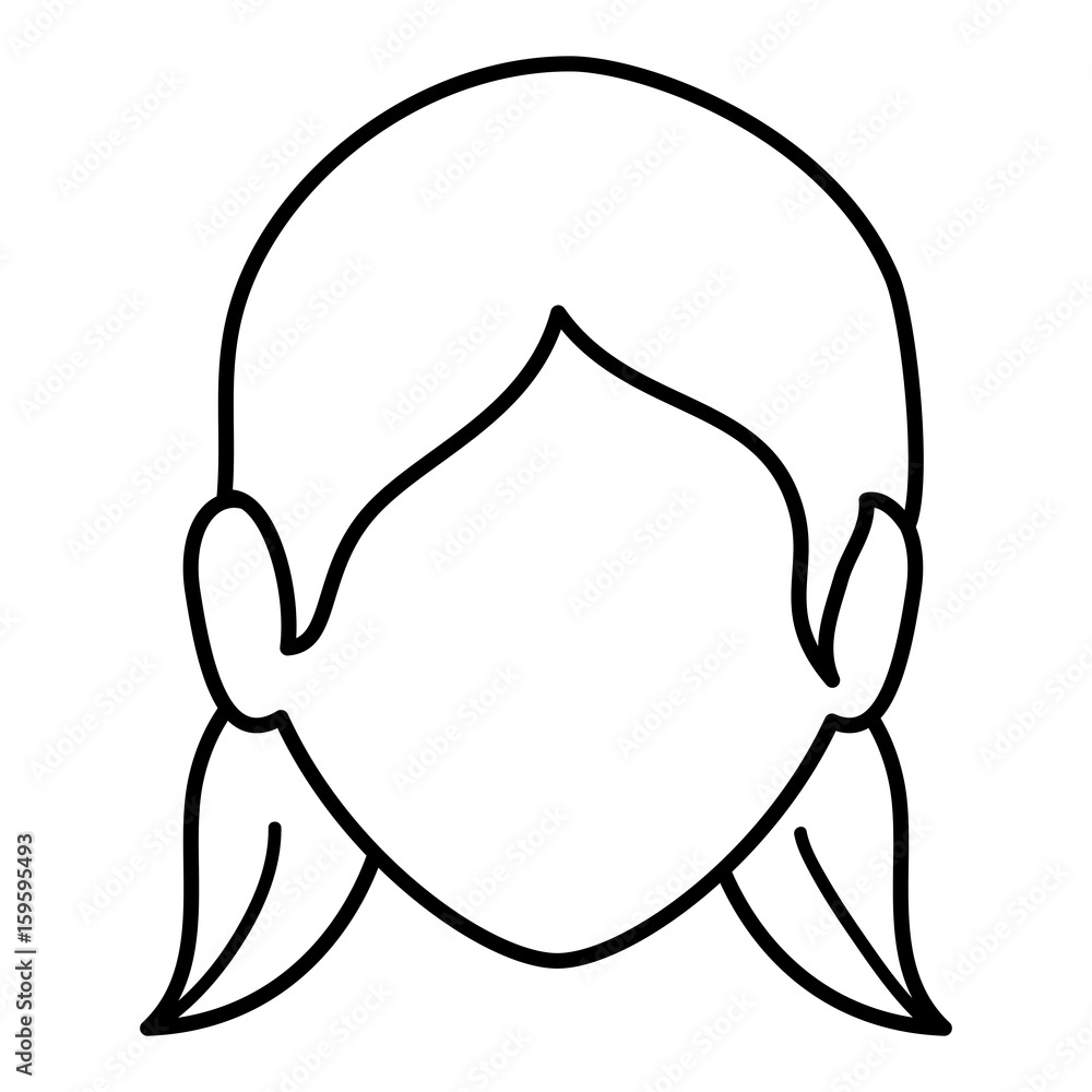 beautiful and young woman head character vector illustration design beautiful and young woman head character vector illustration design