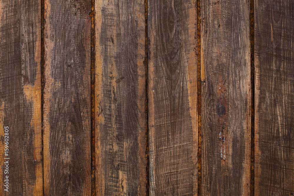 Wooden vertical boards. Texture for background