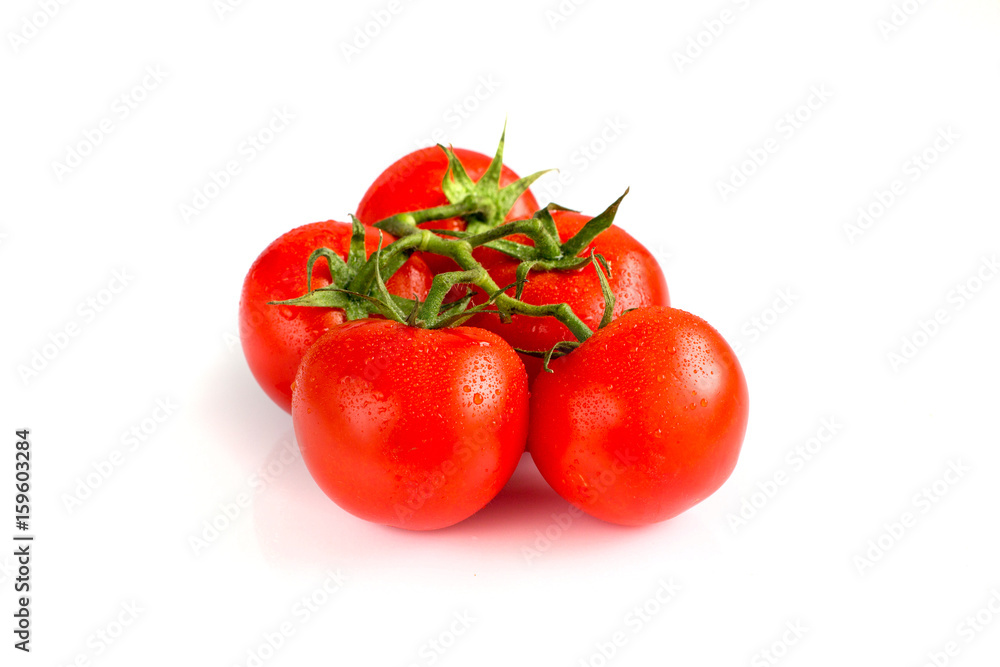 Fresh red tomato isolated on white background Fresh red tomato isolated on white background