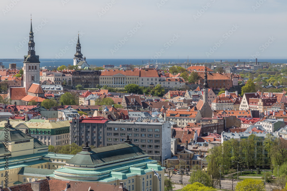 Tallinn City,View From Hotel Roof