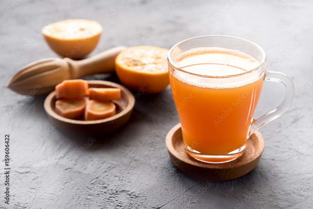 Fresh-squeezed carrot juice Healthy carrot juice Glass of tasty vegetables juice Detox juice Fresh-squeezed carrot juice Healthy carrot juice Glass of tasty vegetables juice Detox juice