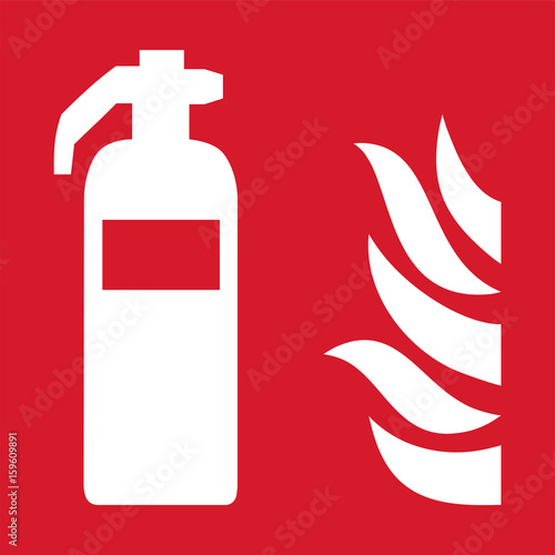 ISO 7010 F001 Fire extinguisher photo