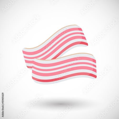 Bacon vector flat icon