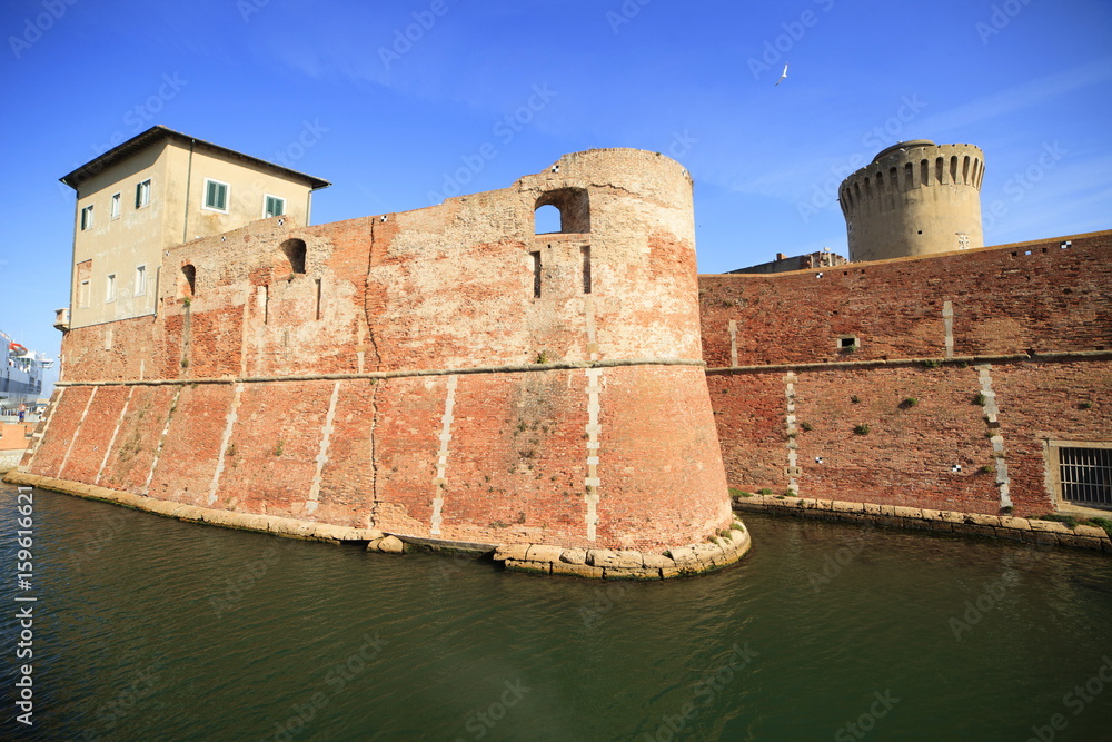 Italia,Toscana, Livorno. La Fortezza Medicea.