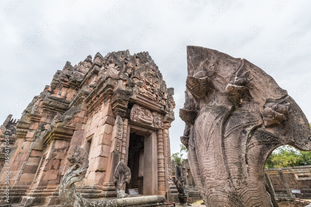 Phanom Rung Historical Park, Temple complex with Naga