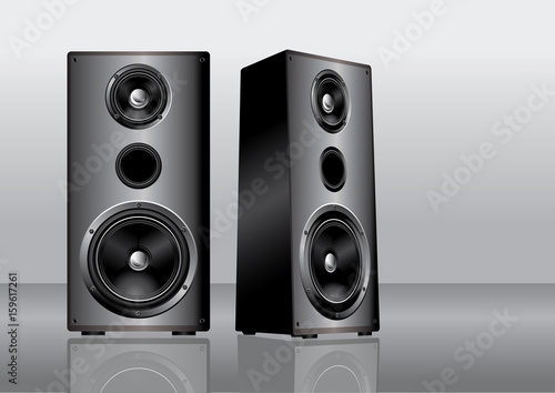 Stereo loudspeakers